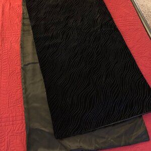 Black Velvet Shawl/Wrap